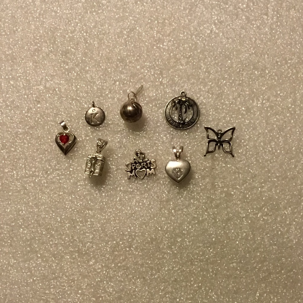 Collection Of Sterling Silver Pendants